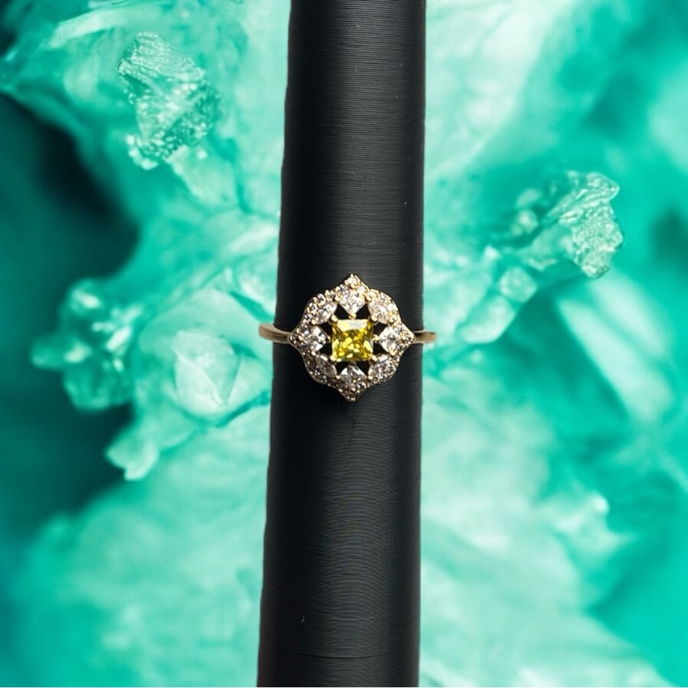 18K Gold Plated CZ Ring
